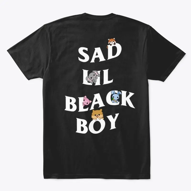 SadLilShortSleeve Black